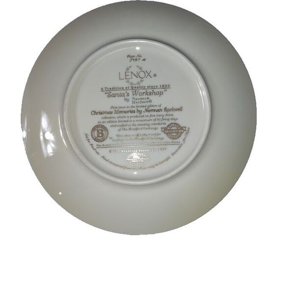 LENOX Norman Rockwell Christmas Memories Collector Plates 1997 1998 Bradford Vtg - Picture 8 of 10